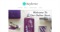 Desktop Screenshot of bayberriesfinegifts.com