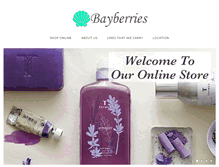 Tablet Screenshot of bayberriesfinegifts.com